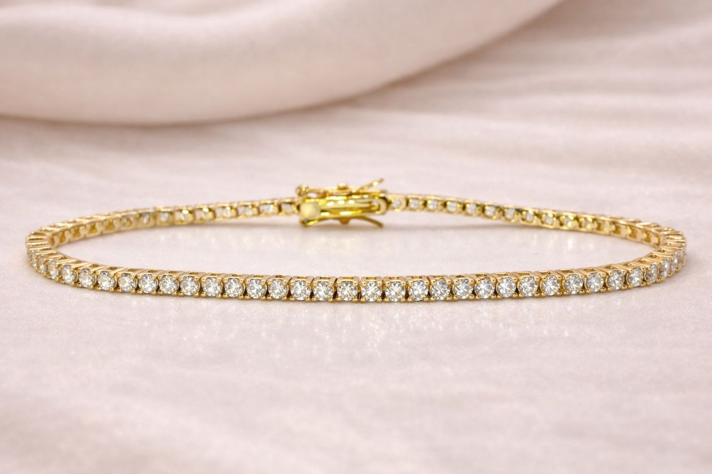 Bratara Tennis Gold 2 mm